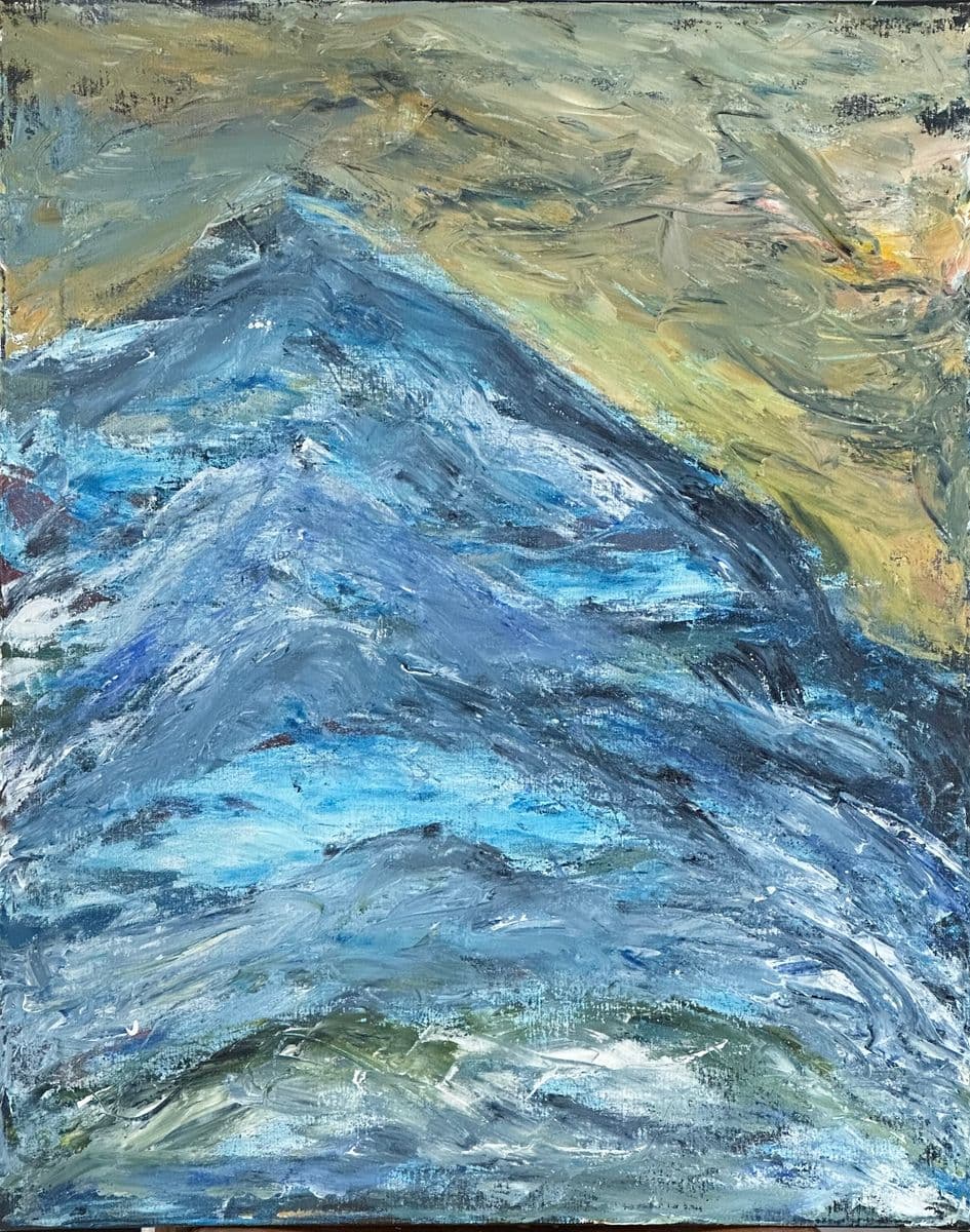 LA MONTAGNE BLEU-03, Robert Perrault, 2024